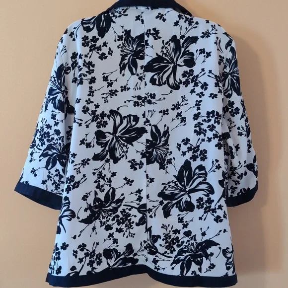 NWOT Bon Worth Floral Duster Jacket - Picture 3 of 5